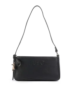 Mediana M Schultertasche Lederimitat schwarz