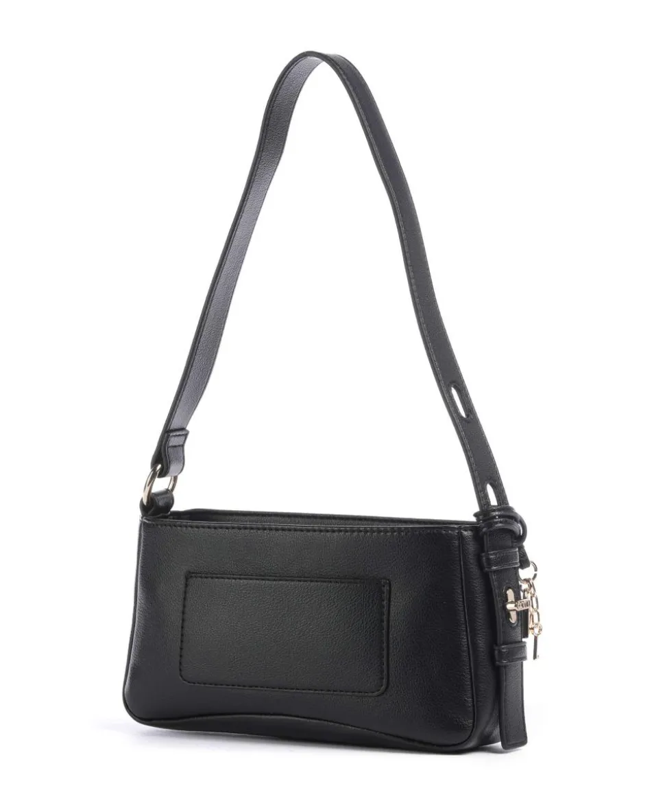 Mediana M Schultertasche Lederimitat schwarz