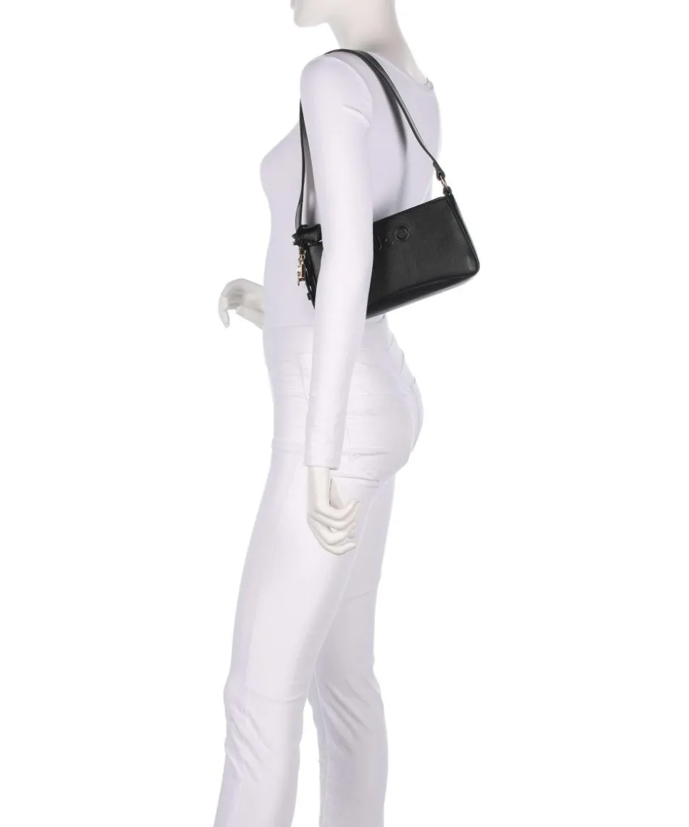 Mediana M Schultertasche Lederimitat schwarz