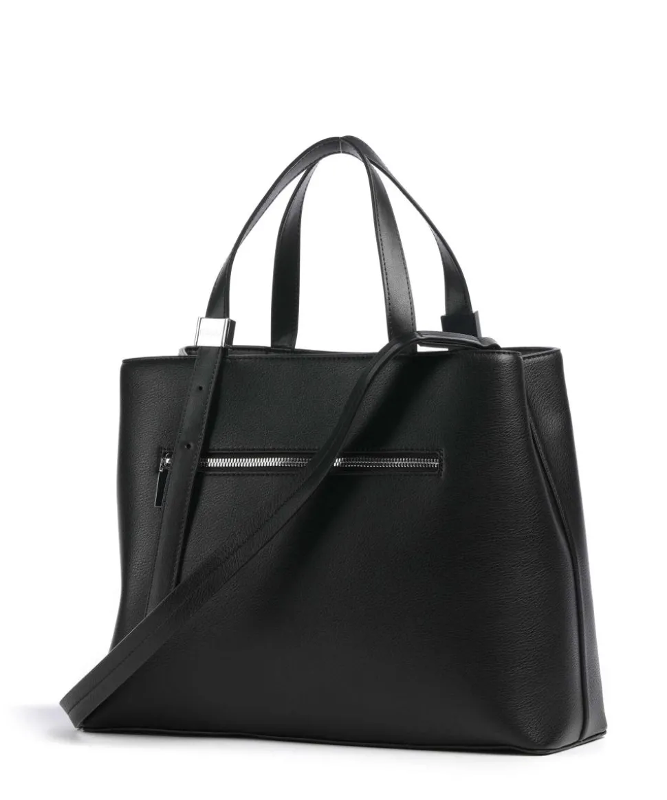 Mel 2.0 Handtasche Lederimitat schwarz