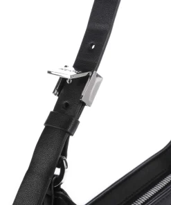 Mel 2.0 Schultertasche Lederimitat schwarz