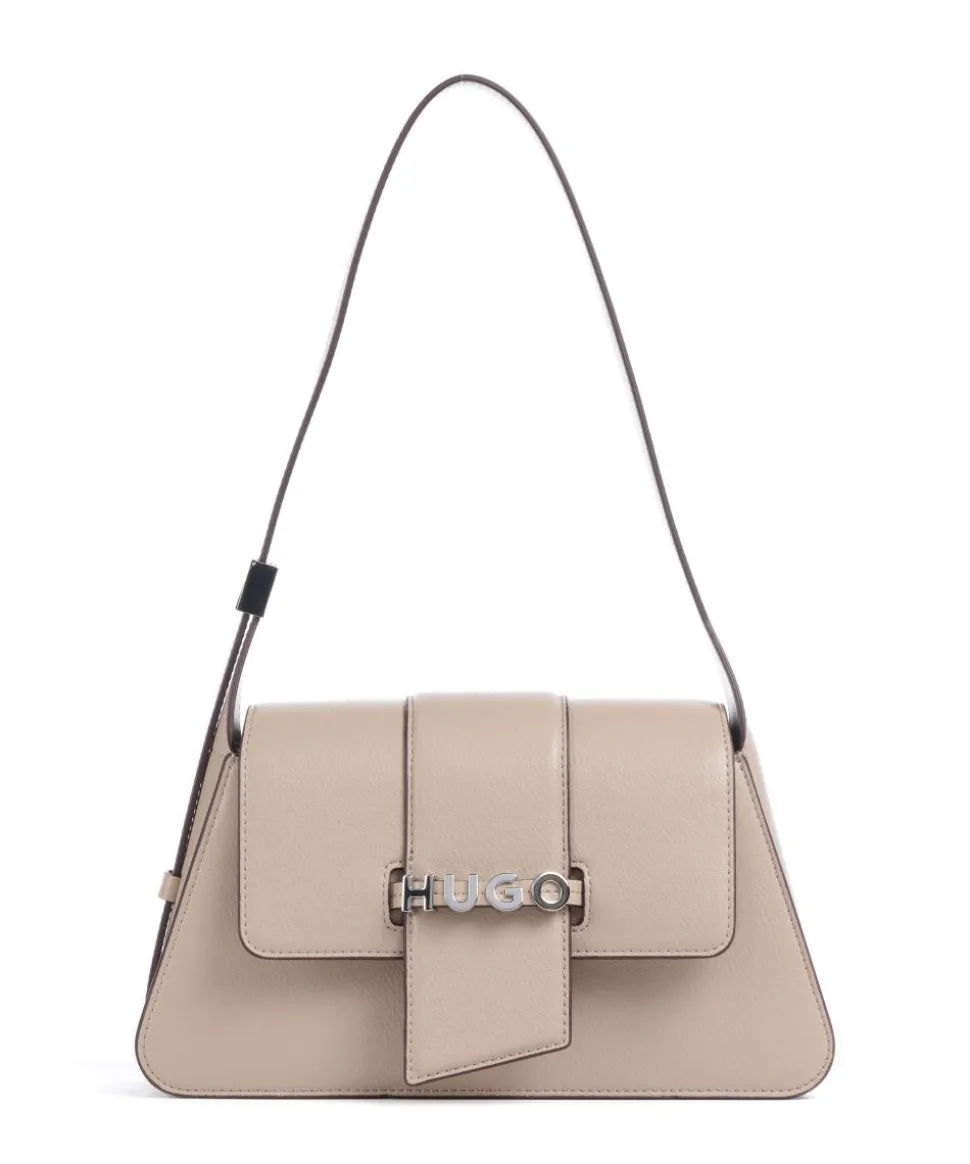 Mel 2.0 Schultertasche Lederimitat hellbraun