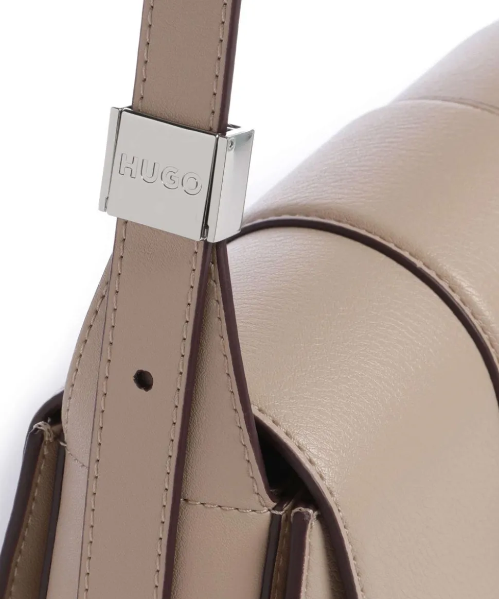 Mel 2.0 Schultertasche Lederimitat hellbraun