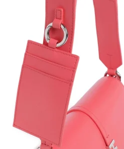 Mel Umhängetasche Lederimitat pink