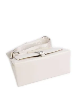 Mel Umhängetasche Lederimitat weiß