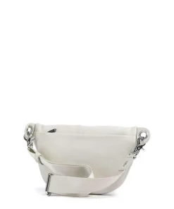 Mellow Leather Gürteltasche genarbtes Kalbsleder creme