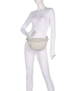 Mellow Leather Gürteltasche genarbtes Kalbsleder creme