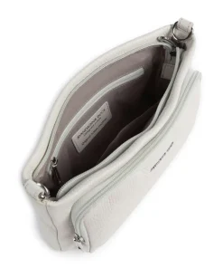 Mellow Leather Umhängetasche genarbtes Kalbsleder creme