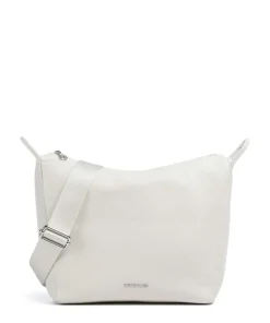 Mellow Leather Umhängetasche genarbtes Kalbsleder creme