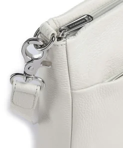 Mellow Leather Umhängetasche genarbtes Kalbsleder creme