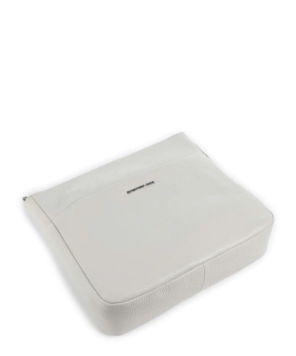 Mellow Leather Umhängetasche genarbtes Kalbsleder creme