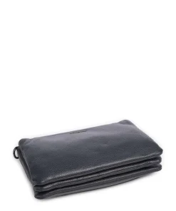 Mellow Leather Umhängetasche genarbtes Kalbsleder dunkelblau