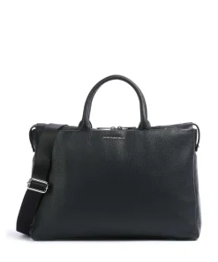 Mellow Urban Aktentasche 14″ genarbtes Kalbsleder schwarz