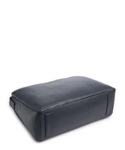 Mellow Urban Aktentasche 14″ genarbtes Kalbsleder dunkelblau