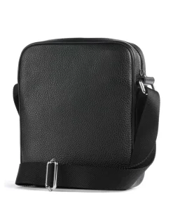 Mellow Urban Umhängetasche genarbtes Kalbsleder schwarz