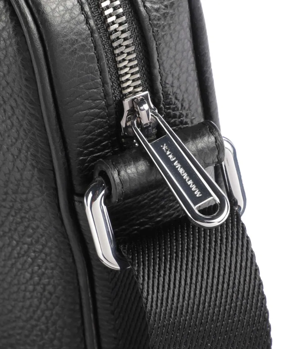 Mellow Urban Umhängetasche genarbtes Kalbsleder schwarz