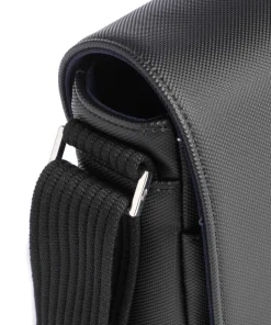 Mens Classic Umhängetasche Polyurethane schwarz