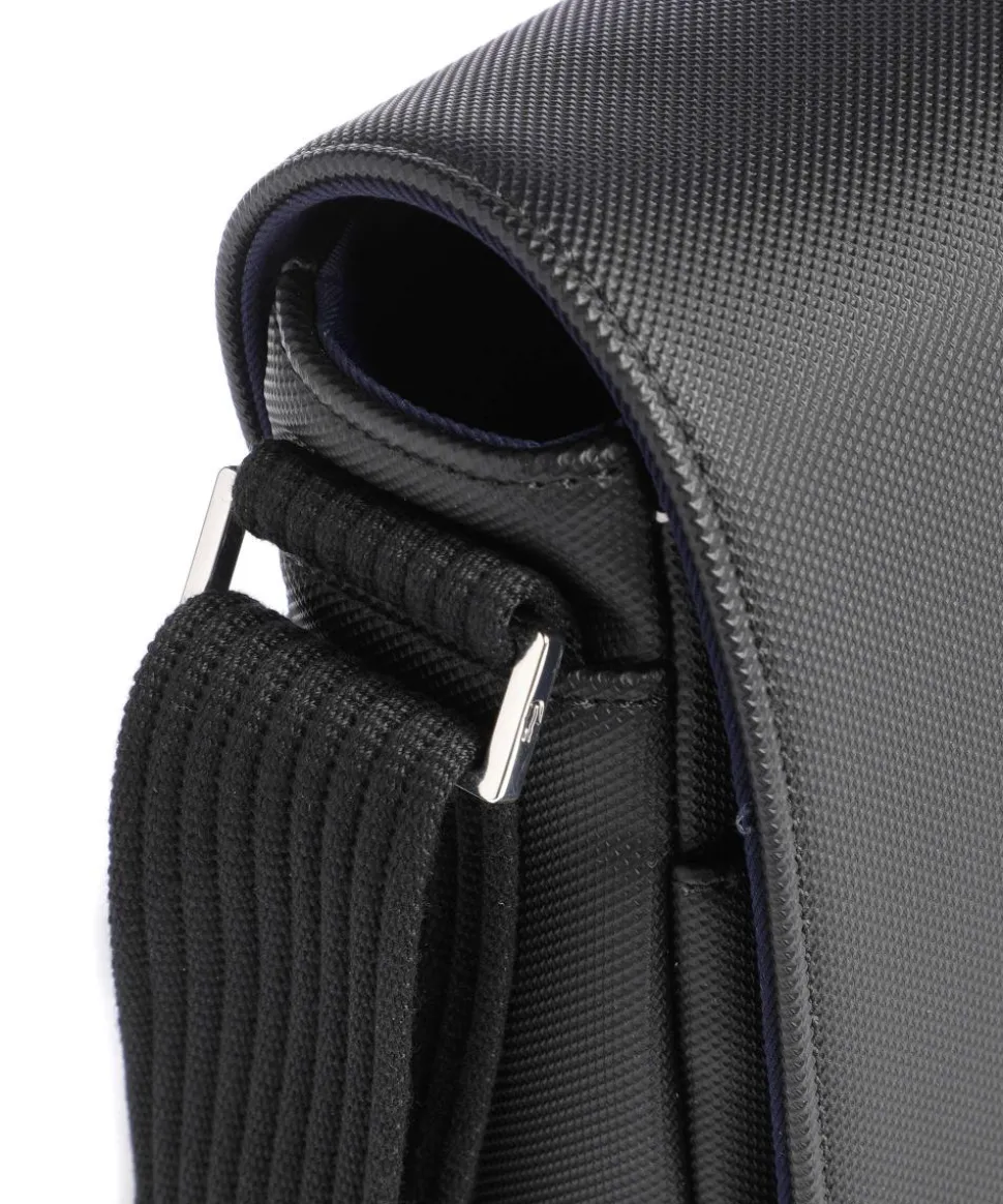 Mens Classic Umhängetasche Polyurethane schwarz