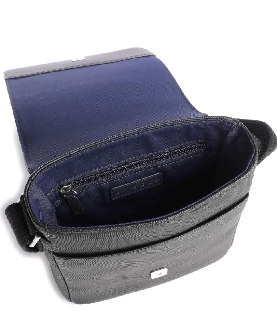 Mens Classic Umhängetasche Polyurethane schwarz