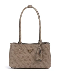 Meridian 4G Logo Schultertasche Lederimitat braun