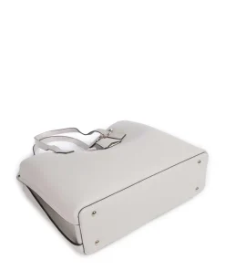 Meridian Shopper Lederimitat hellgrau