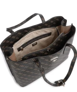 Meridian Shopper Lederimitat dunkelbraun