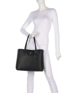 Meridian Shopper Lederimitat schwarz