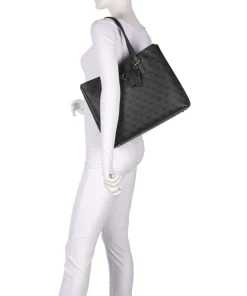 Meridian Shopper Lederimitat dunkelgrau