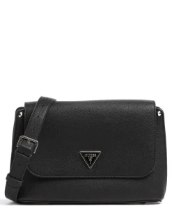 Meridian Umhängetasche Lederimitat schwarz