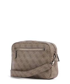 Meridian Umhängetasche Lederimitat hellbraun