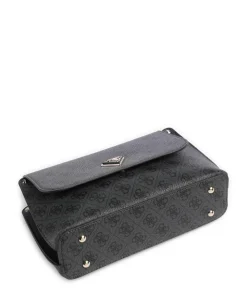 Meridian Umhängetasche Lederimitat dunkelgrau