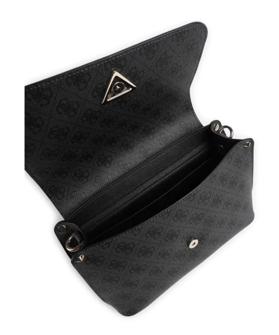 Meridian Umhängetasche Lederimitat dunkelgrau