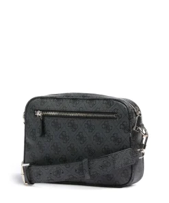 Meridian Umhängetasche Lederimitat dunkelgrau