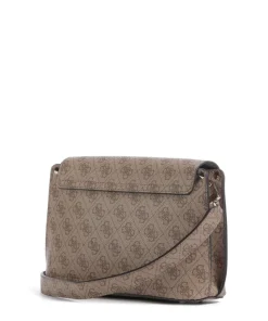 Meridian Umhängetasche Lederimitat hellbraun