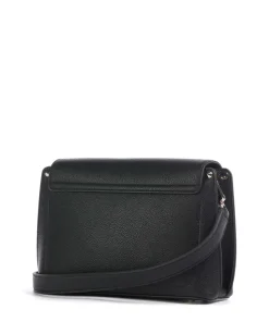 Meridian Umhängetasche Lederimitat schwarz