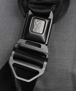 Metro Mini Kuriertasche Nylon, Plane grau