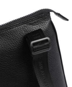 Miami Umhängetasche Lederimitat schwarz