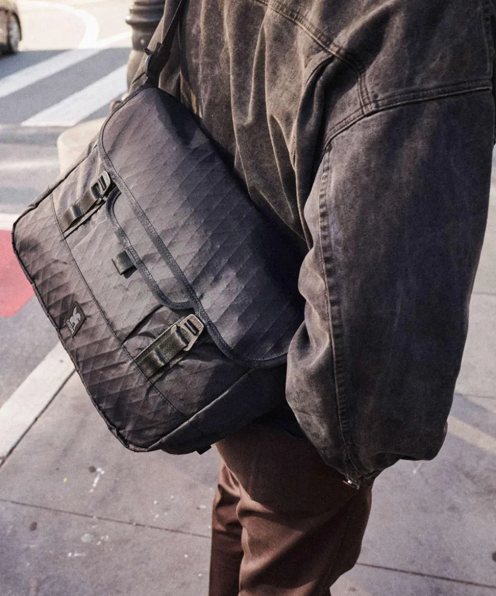 Midtown 20L Kuriertasche 16″ recyceltes Nylon schwarz