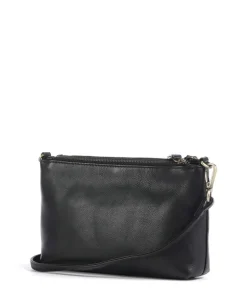 Mikala Umhängetasche genarbtes Rindsleder schwarz