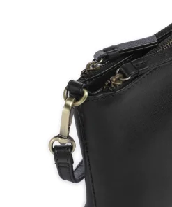 Mikala Umhängetasche genarbtes Rindsleder schwarz