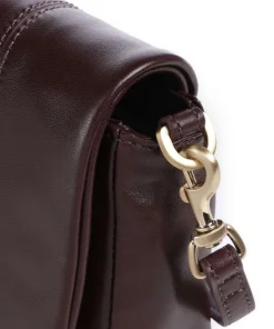 Mila Icon Silky Umhängetasche Lammleder wein