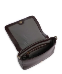 Mila Icon Silky Umhängetasche Lammleder wein