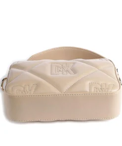 Milano Crosstown Umhängetasche fein genarbtes Rindsleder beige