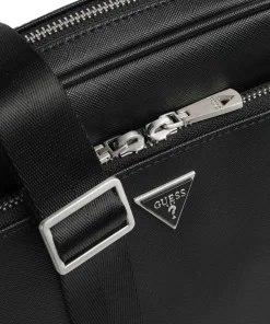 Milano Eco Umhängetasche Lederimitat schwarz