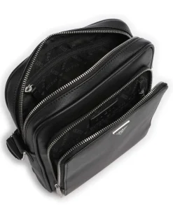 Milano Eco Umhängetasche Lederimitat schwarz