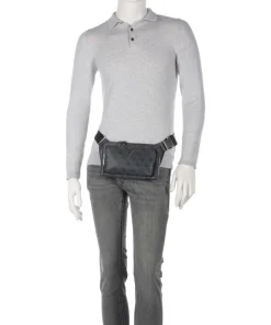 Milano 4G Eco Gürteltasche Lederimitat anthrazit