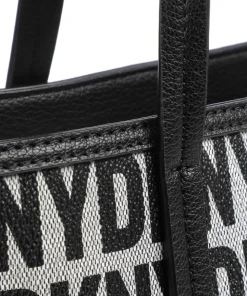 Milano Seventh Avenue Shopper Lederimitat schwarz