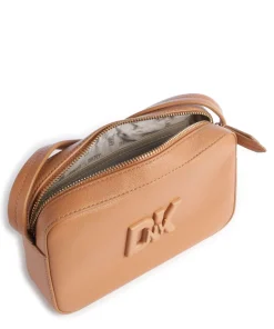 Milano Seventh Avenue Umhängetasche genarbtes Rindsleder hellbraun