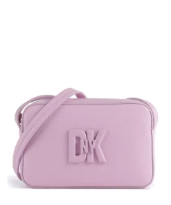 Milano Seventh Avenue Umhängetasche genarbtes Rindsleder violett