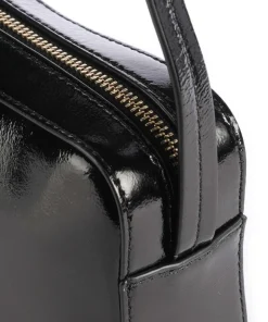 Milano Seventh Avenue Umhängetasche fein genarbtes Rindsleder schwarz